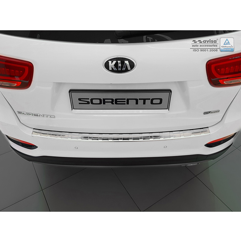 RVS Achterbumperprotector  Kia Sorento III Facelift 2017-2020 'Ribs'