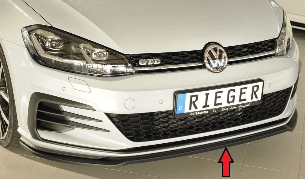 Spoilerzwaard Rieger VW Golf 7 GTI/GTD/GTE 2017-