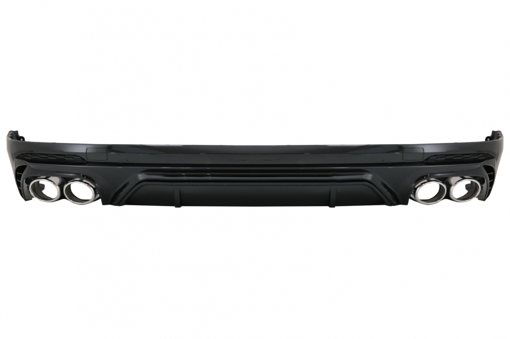 Diffuser SQ5 look Audi Q5 SUV FY S-Line (2018-2020) Zilver