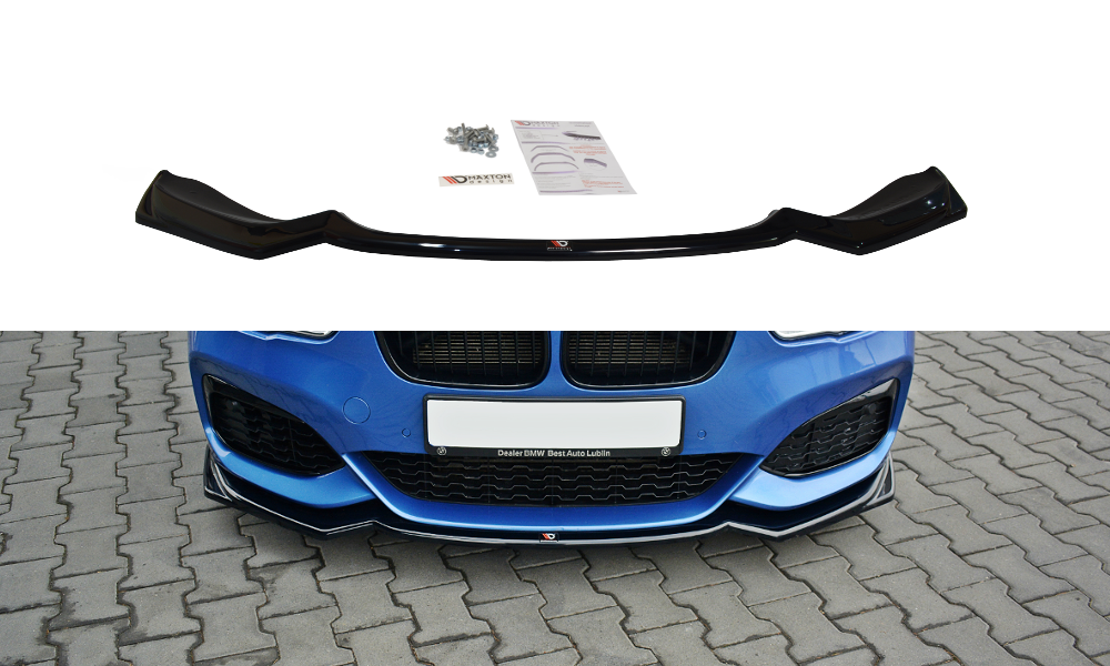 Voorspoiler BMW 1-Serie F20/F21 Facelift M-Power V2 Gloss Black