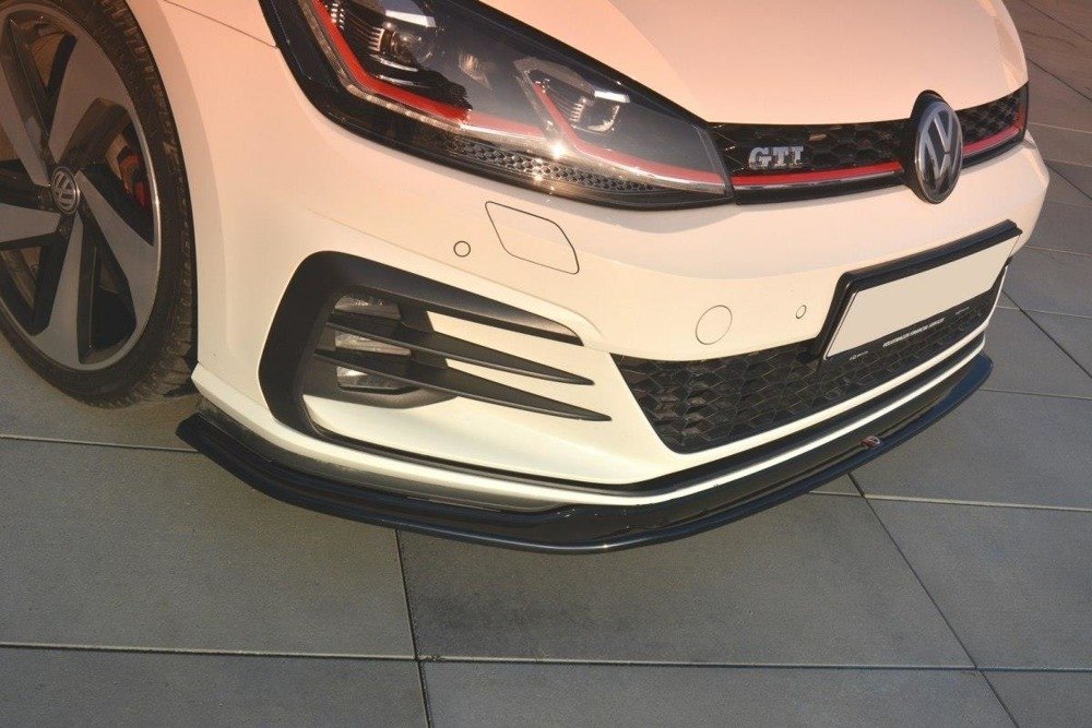 Voorspoiler Volkswagen Golf 7.5 GTI FL Maxton Glans Zwart