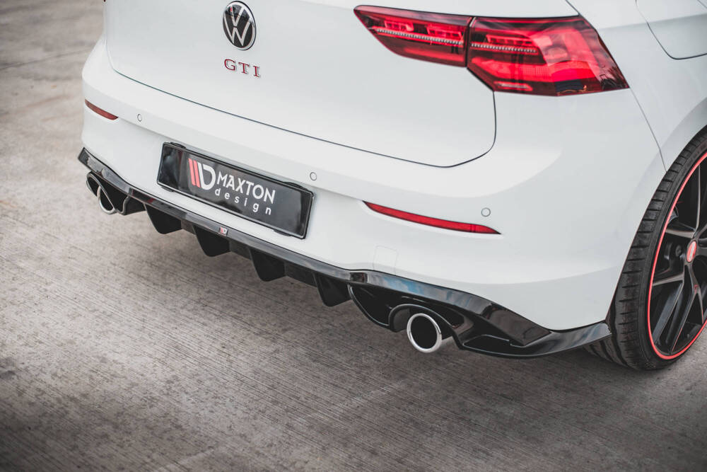 Diffuser V.1 Volkswagen Golf 8 GTI Maxton Glans Zwart