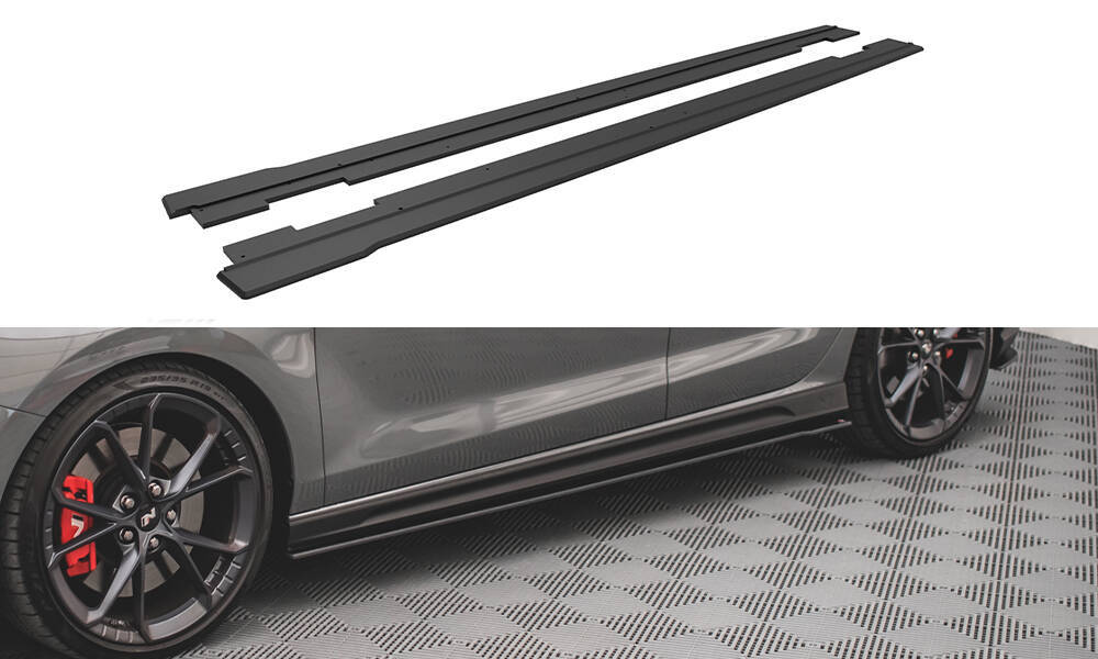 Zijskirts V.2 Hyundai I30 N Hatchback / Fastback  Maxton Street Pro
