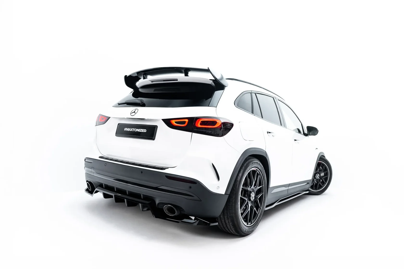 Achterdiffuser Mercedes-AMG GLA 35 H247 Glans Zwart
