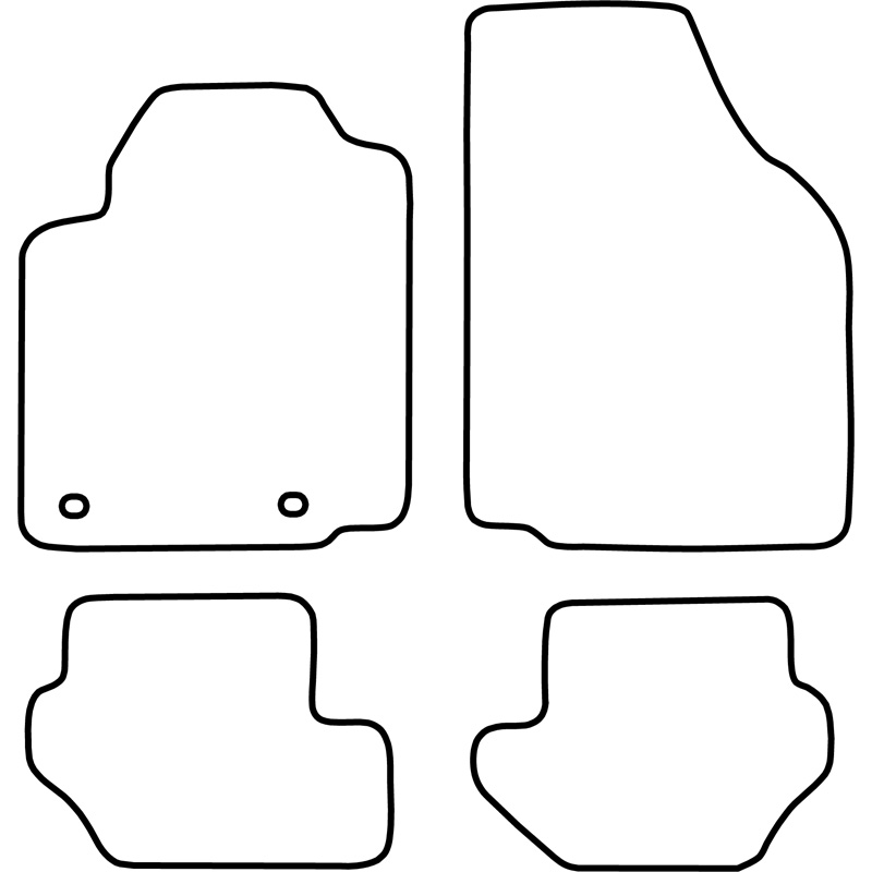 Automatten Ford Fiesta IV 1/96-