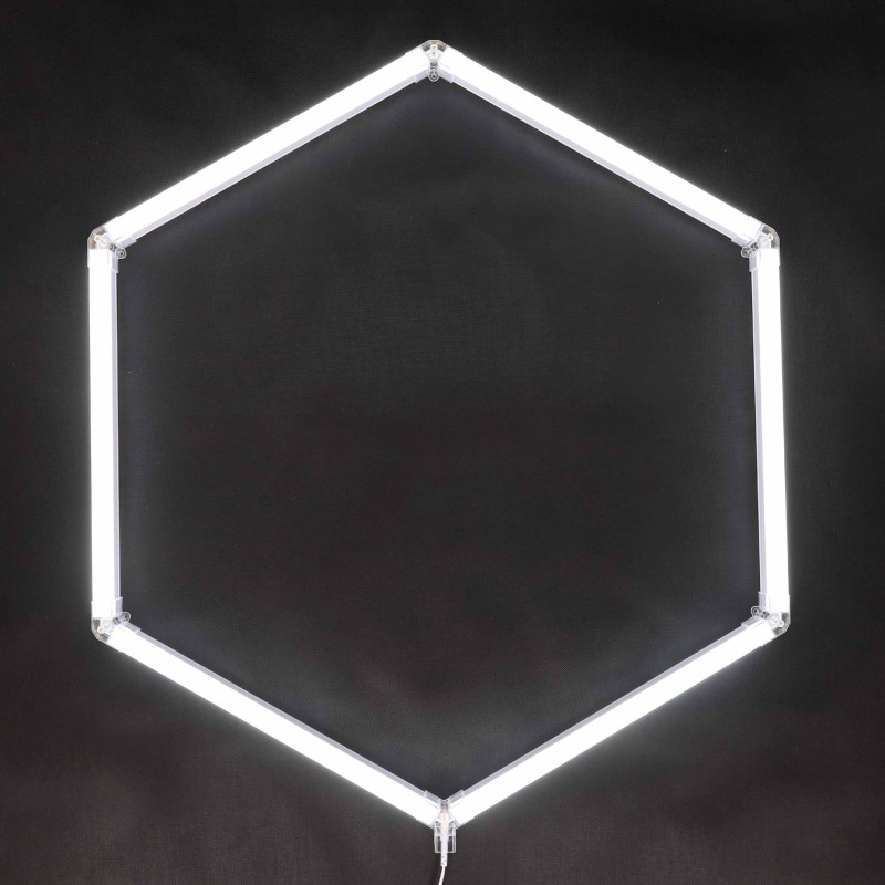 Hexagon verlichting LED paneel 2.43 x 3.66 m 6500K