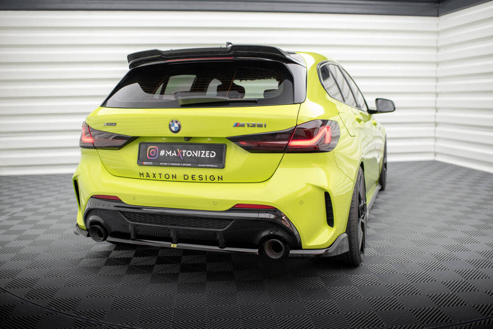 Zijdiffuser V.12 BMW 1 Serie M Pakket / M135i F40 Maxton Glans Zwart