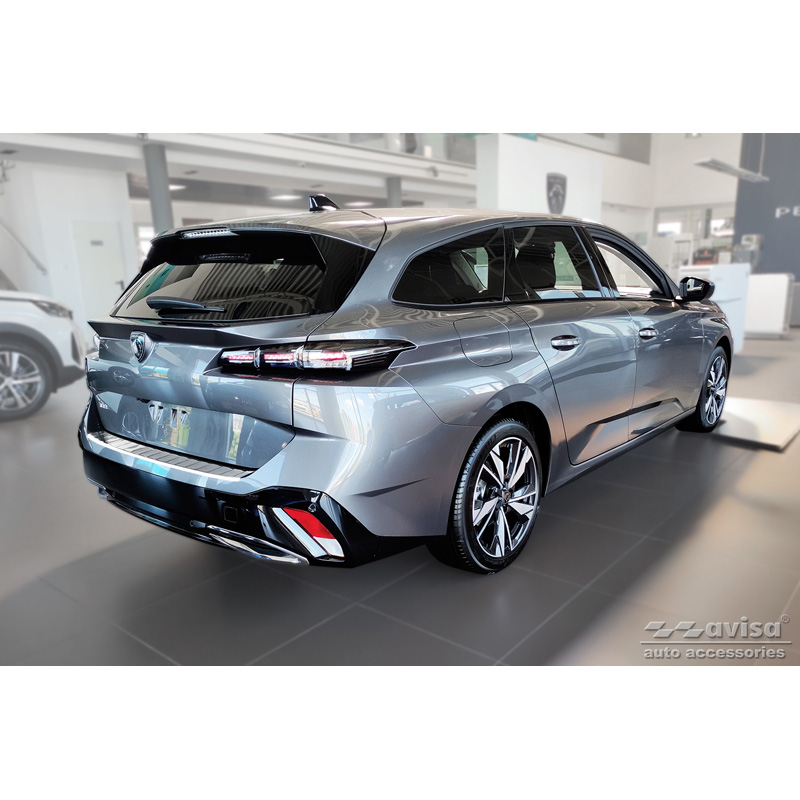 RVS Achterbumperprotector  Peugeot 308 III SW 2021- 'Ribs'