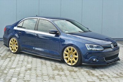 Zijskirts VW Jetta 6 Glans Zwart