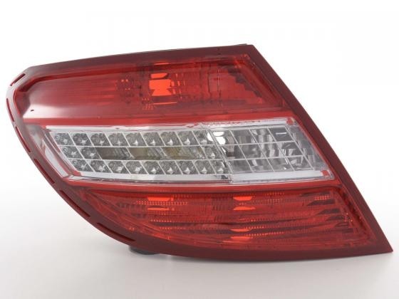 Taillights LED Mercedes-Benz C-Klasse Typ W204 Limo red