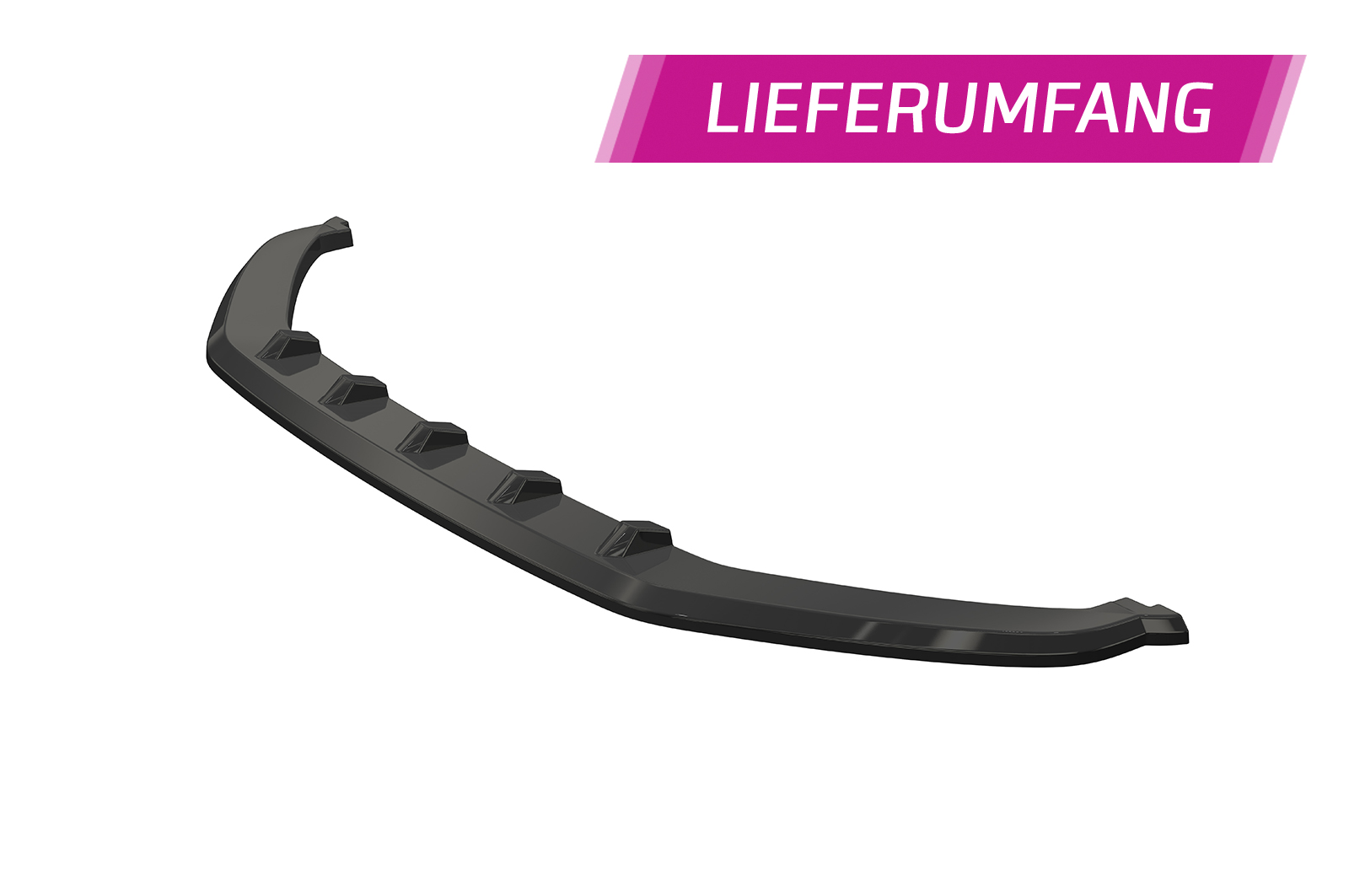 Voorspoiler Volkswagen T-Roc R-line 17-21 CSR Glanzend zwart