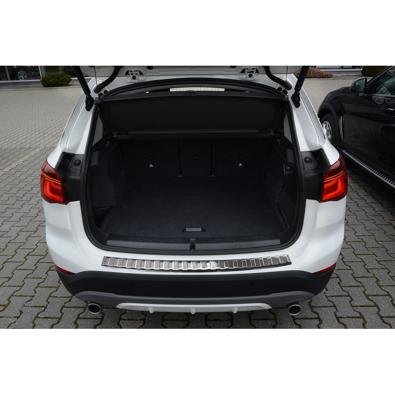 RVS Achterbumperprotector  BMW X1 F48 2015-2022 'Ribs'