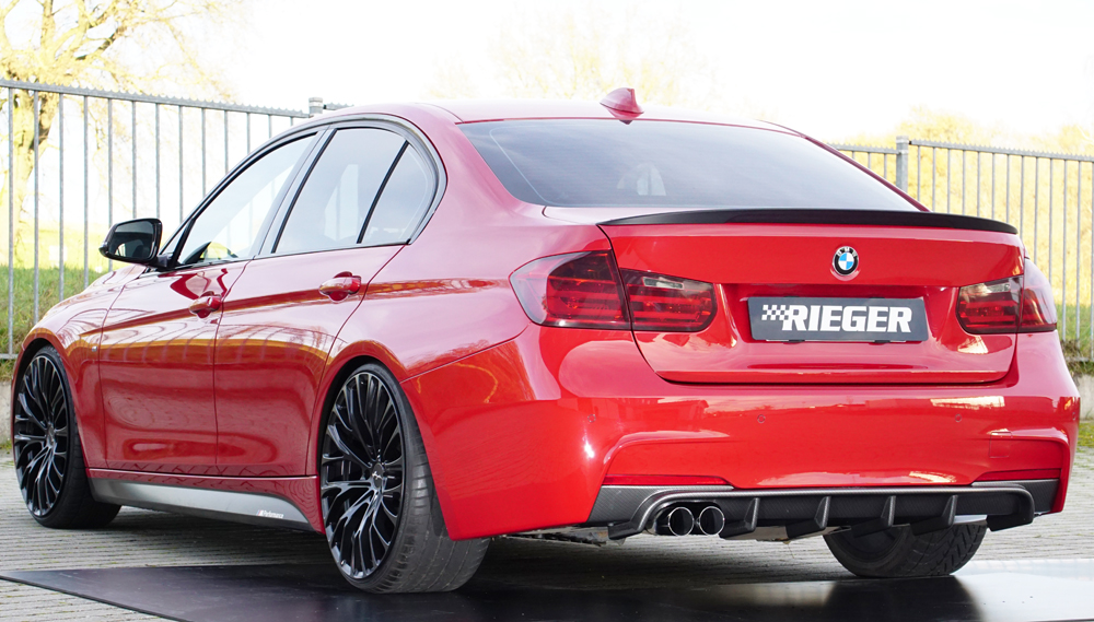 Achter Diffuser BMW 3Serie F30/F31 2012-... Carbon Rieger