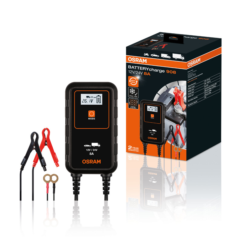 Osram BATTERYcharge 908 - Acculader - 8.0A