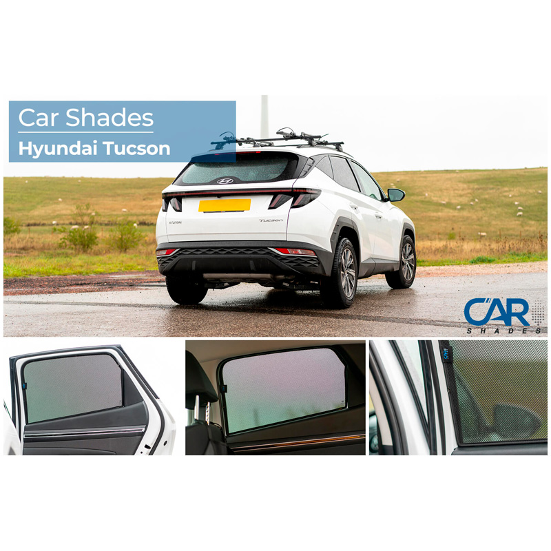 Set Car Shades (achterportieren)  Hyundai Tucson (NX4E) 2020- (2-delig)