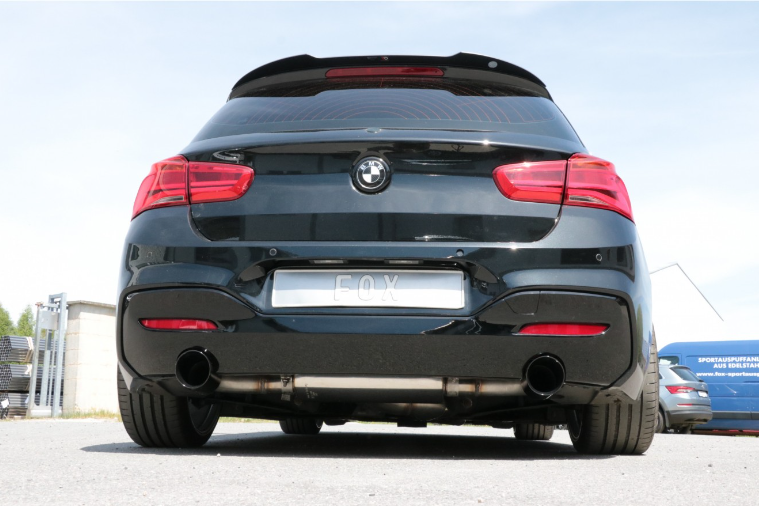 BMW F20/21 - 118i with OPF Final silencer - 1x100 type 25 right/left black coated
