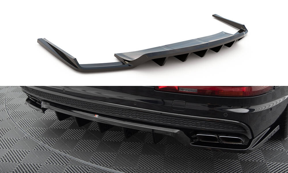 Diffuser Audi SQ7 16-19 Maxton Glanzend Zwart