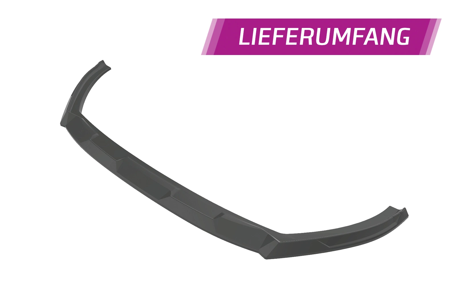 Voorspoiler Renault Captur 2 glans zwart