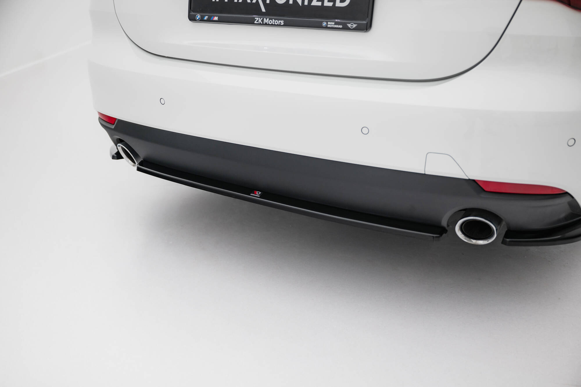 Achter Diffuser BMW 4 Coupe / Cabrio G22 / G23 Maxton Glanzend zwart