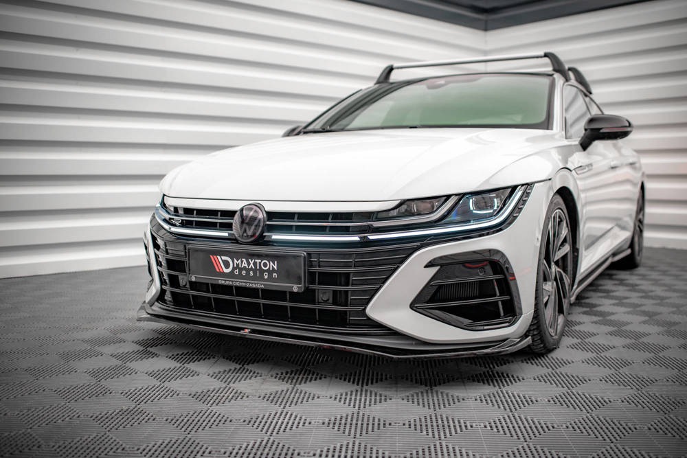 Voorspoiler V.3 Volkswagen Arteon R Maxton Glans Zwart
