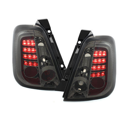 Taillights Fiat 500 8/07- LED Smoke