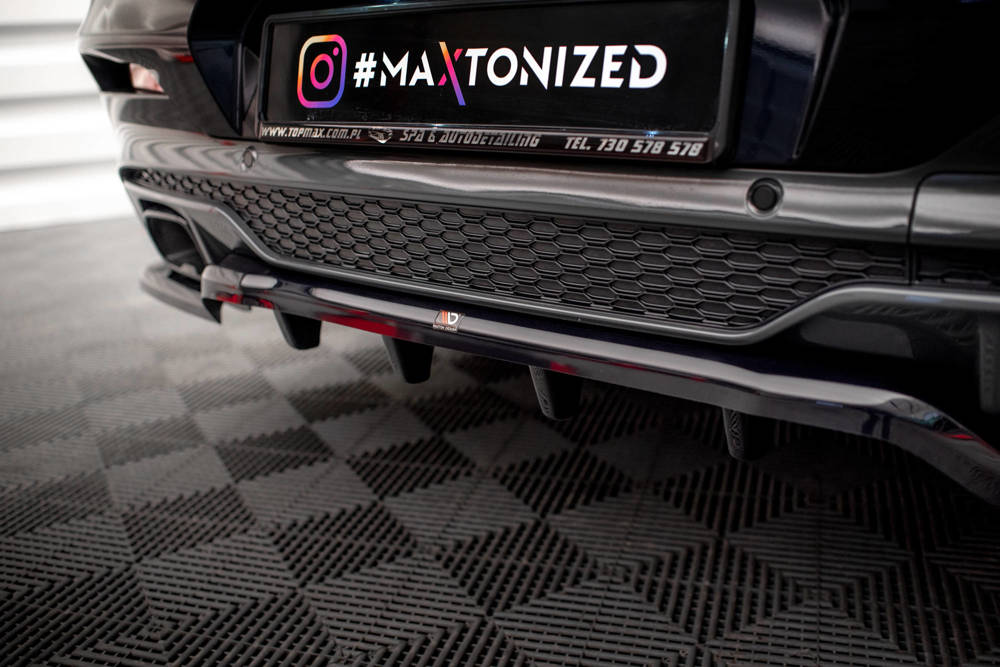 Diffuser BMW X4 M-Pack G02 Maxton Glans Zwart