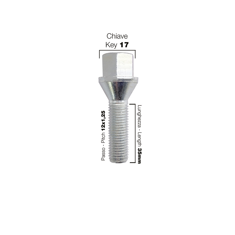 Simoni Racing Aluminium Spoorverbreder Set - 2x12mm(VA) - 2x16mm(AA) (Naaf 58,1mm) inclusief wielbouten -  Abarth, Fiat diversen