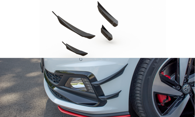 Voorbumper vleugels VW Polo GTI Mk 6