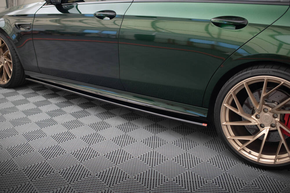 Zijskirts Mercedes AMG E63 W213 FL Glans Zwart