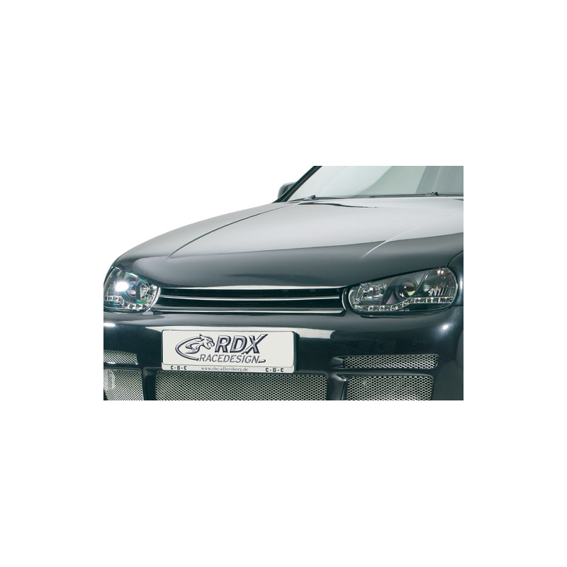 Motorkapverlenger  Volkswagen Golf IV 1997-2004 + geïntegreerd half maantje (Metaal)