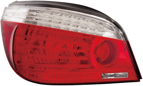 Achterlicht rechts BMW E60 07-10 HELDERGLAS/ROOD met MISTACHTERL