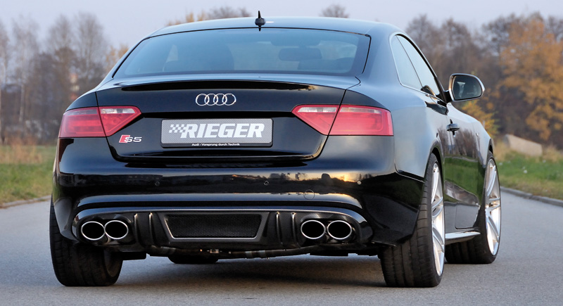Achterbumperaanzet Audi A5 B8/B81 07-11 Rieger