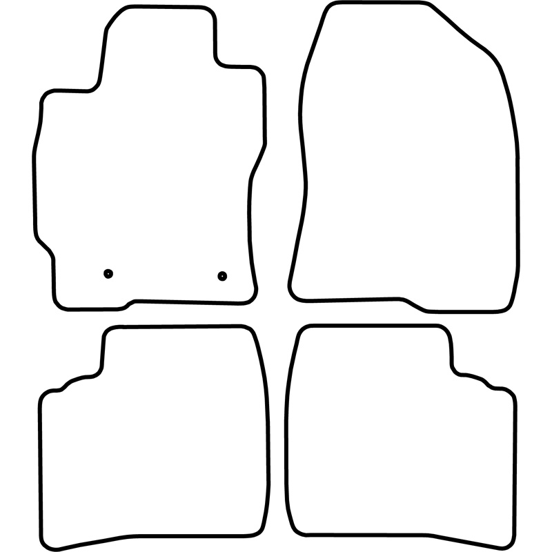 Automatten Toyota Prius 04-
