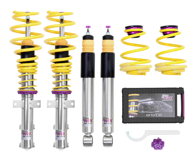 Coilover KW V2 inox VW Caddy SKN 2020-...2wd; California, Kombi