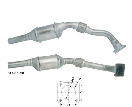 Seat CORDOBA 1.6i 1595 cc 55 Kw / 75 cv 1F Magnaflow CAT Bouwjaa