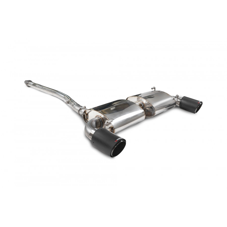 Subaru BRZ ZD8 Non-resonated cat-back system Scorpion