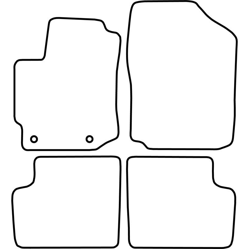 Automatten Velours  Daihatsu Sirion 2005-2012