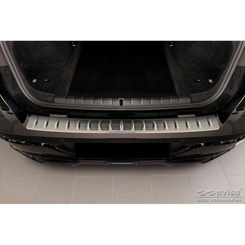 RVS Achterbumperprotector  BMW 7-Serie (G70) 2023- met M-Pakket 'Ribs'