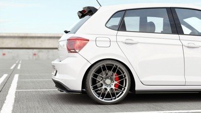Diffuser VW Polo 6 GTI Mk6 Glans Zwart