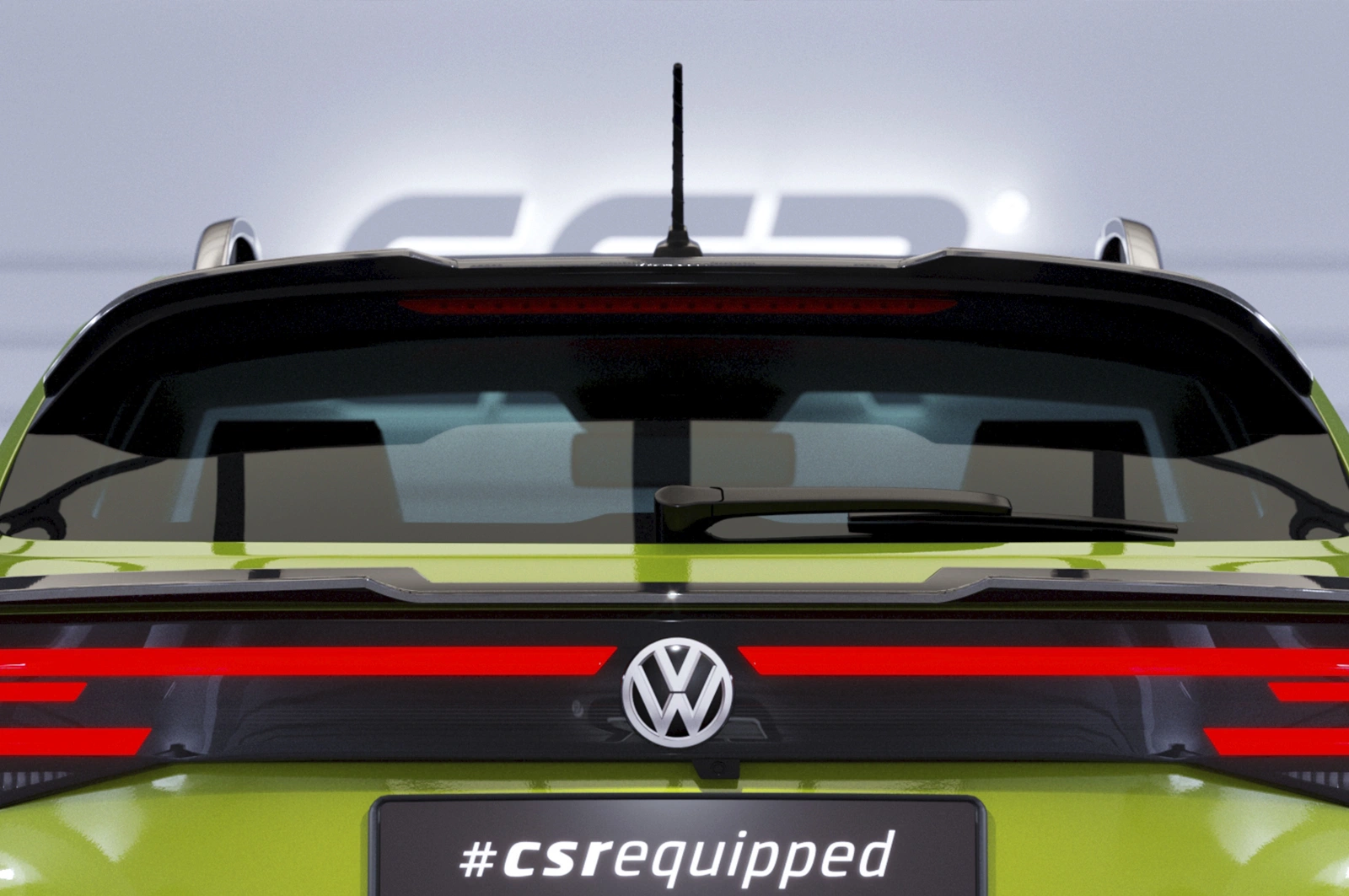 Achterspoiler VW Taigo (Typ CS) glans zwart 2021–