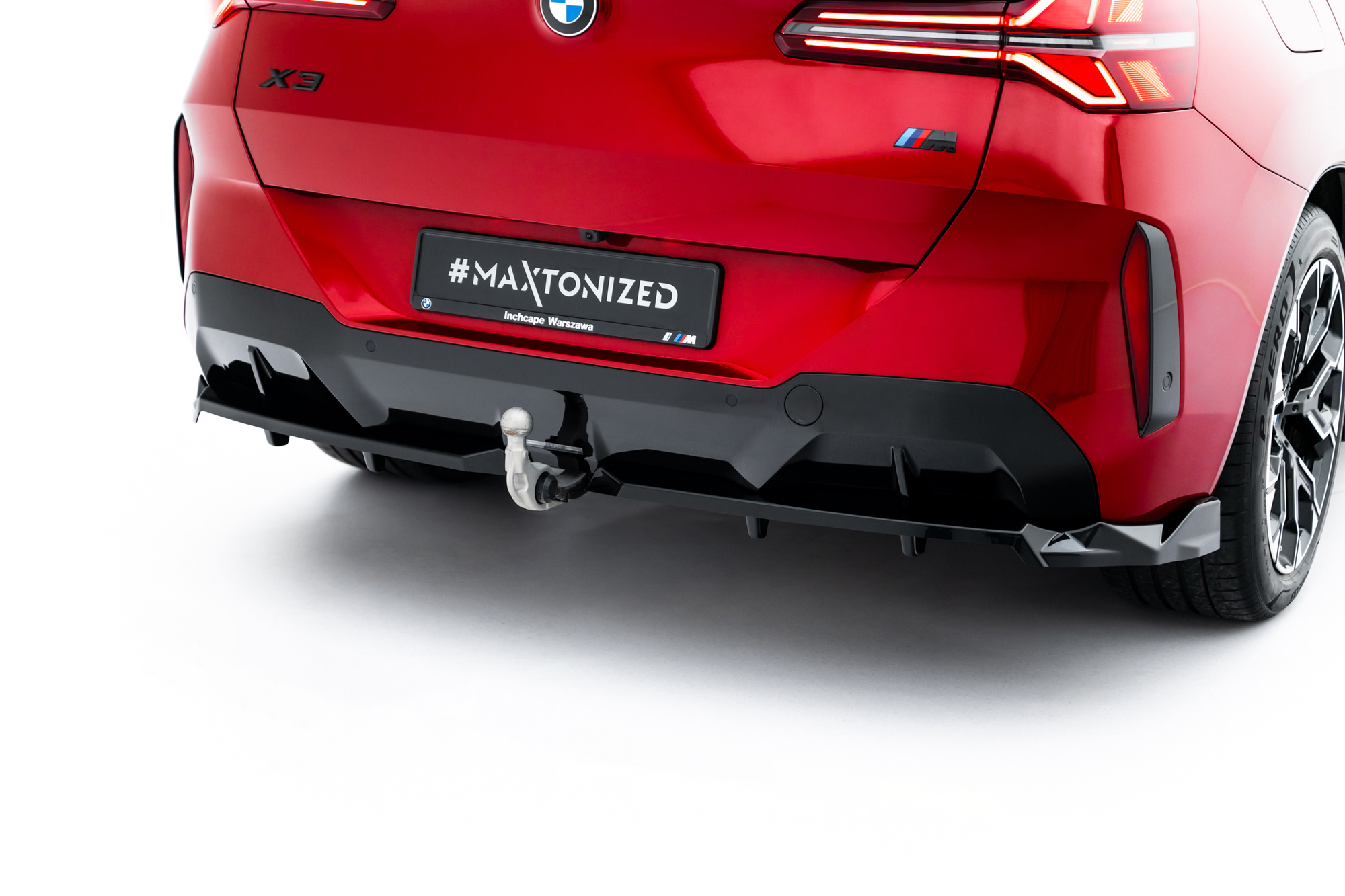 Diffusor BMW X3 M-Pack G45 Glans Zwart