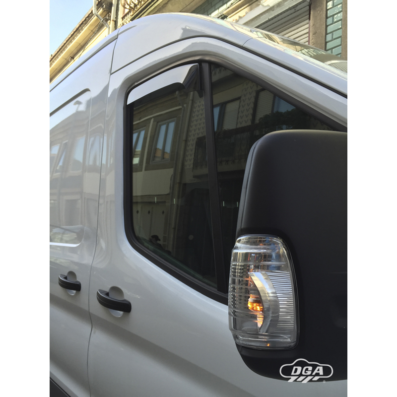 DGA Zijwindschermen  Renault Trafic & Opel Vivaro & Nissan Primastar 2001-2014 (2-delig / kort)