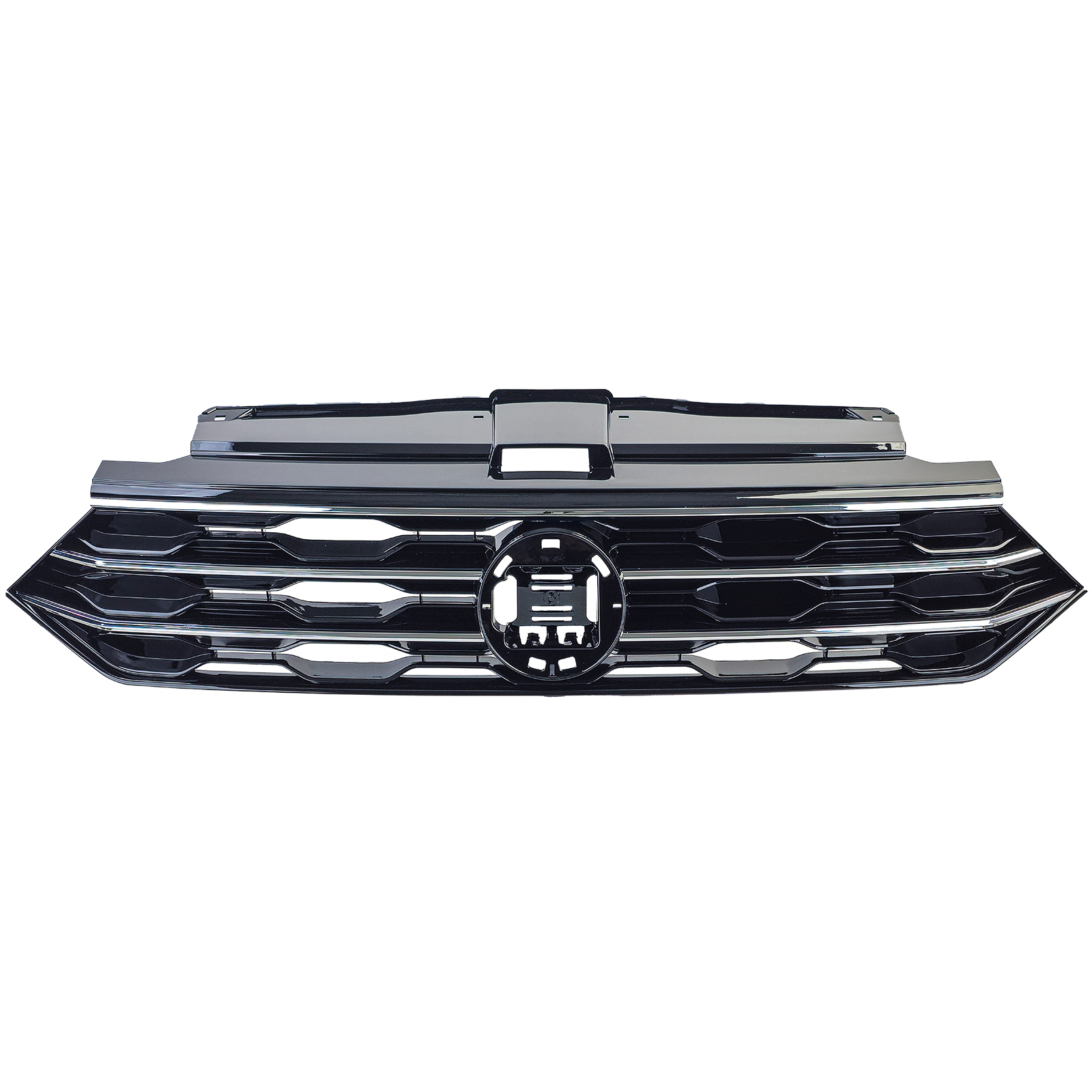 Grill VW T-Roc 2017- glanzend zwart/chroom
