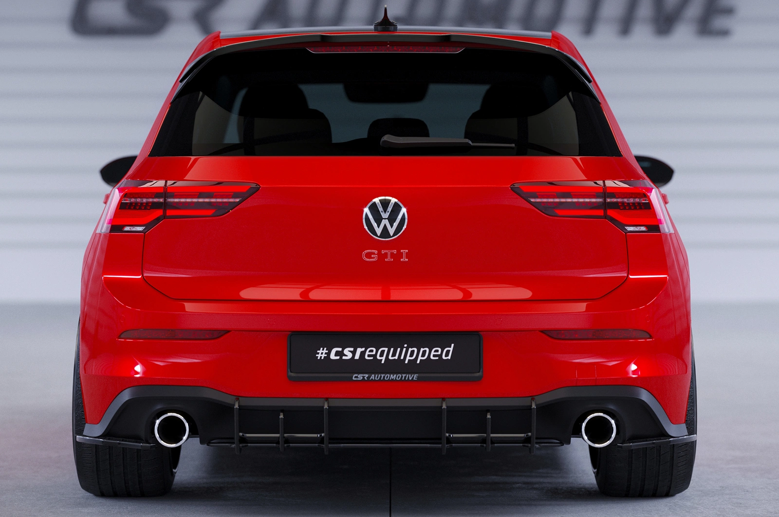 Achterspoiler VW Golf 8 GTI, GTD, R (2020–) Glans Zwart – CSR Automotive
