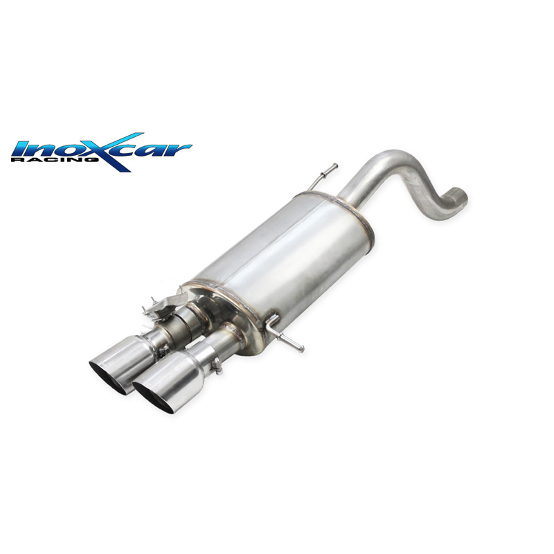 100% RVS Sportuitlaat  Hyundai i20 N 1.6 Turbo (204pk) 2020- 2x90mm Racing