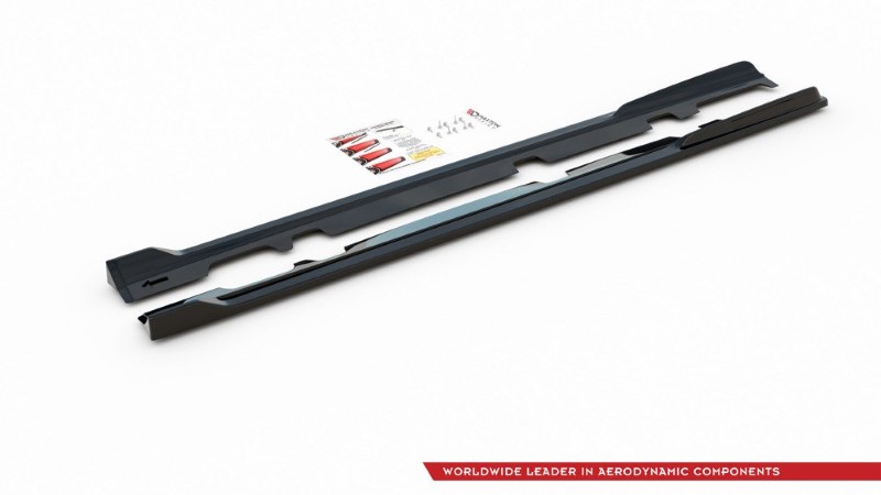 Zijskirts Diffusers Ford Fiesta Mk8 ST / ST-Line V.3 Glanzend Zwart