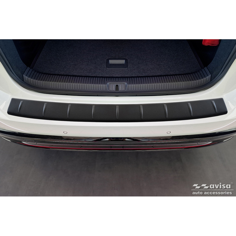 Matzwart RVS Achterbumperprotector  Volkswagen ID.7 2023- 'Ribs'