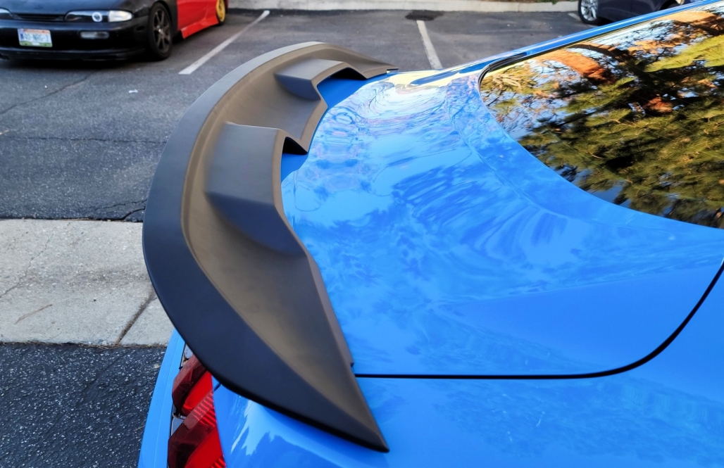 Spoiler Ford Mustang Mk6 (2015-2020) GT500 Design Matte Black