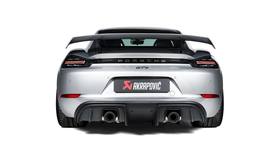 Akrapovic Porsche 718 Cayman Gts/Gt4 With Gpf – Titanium Link Pipe Set