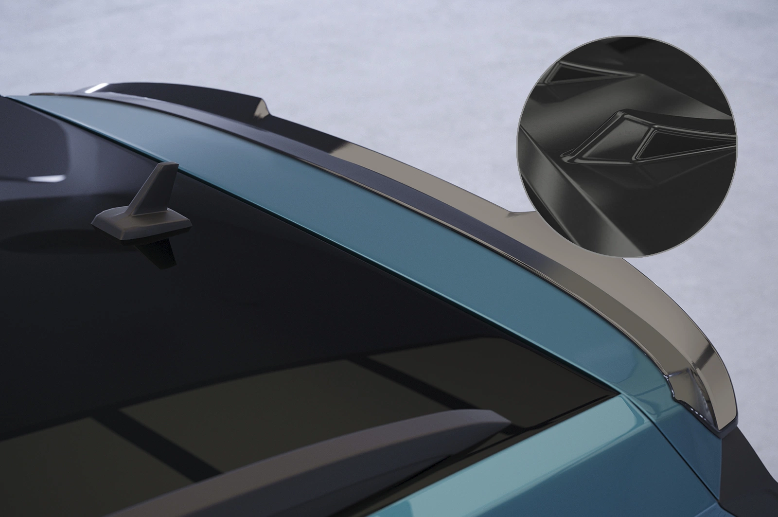 achterspoiler Skoda Kodiaq glans zwart